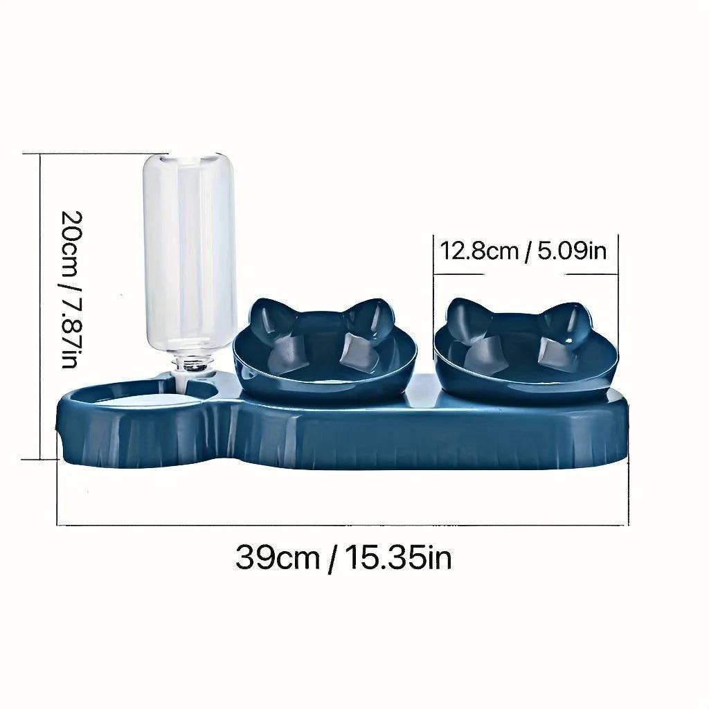conjunto de tigelas de comida e água 3 em 1 - Luupet