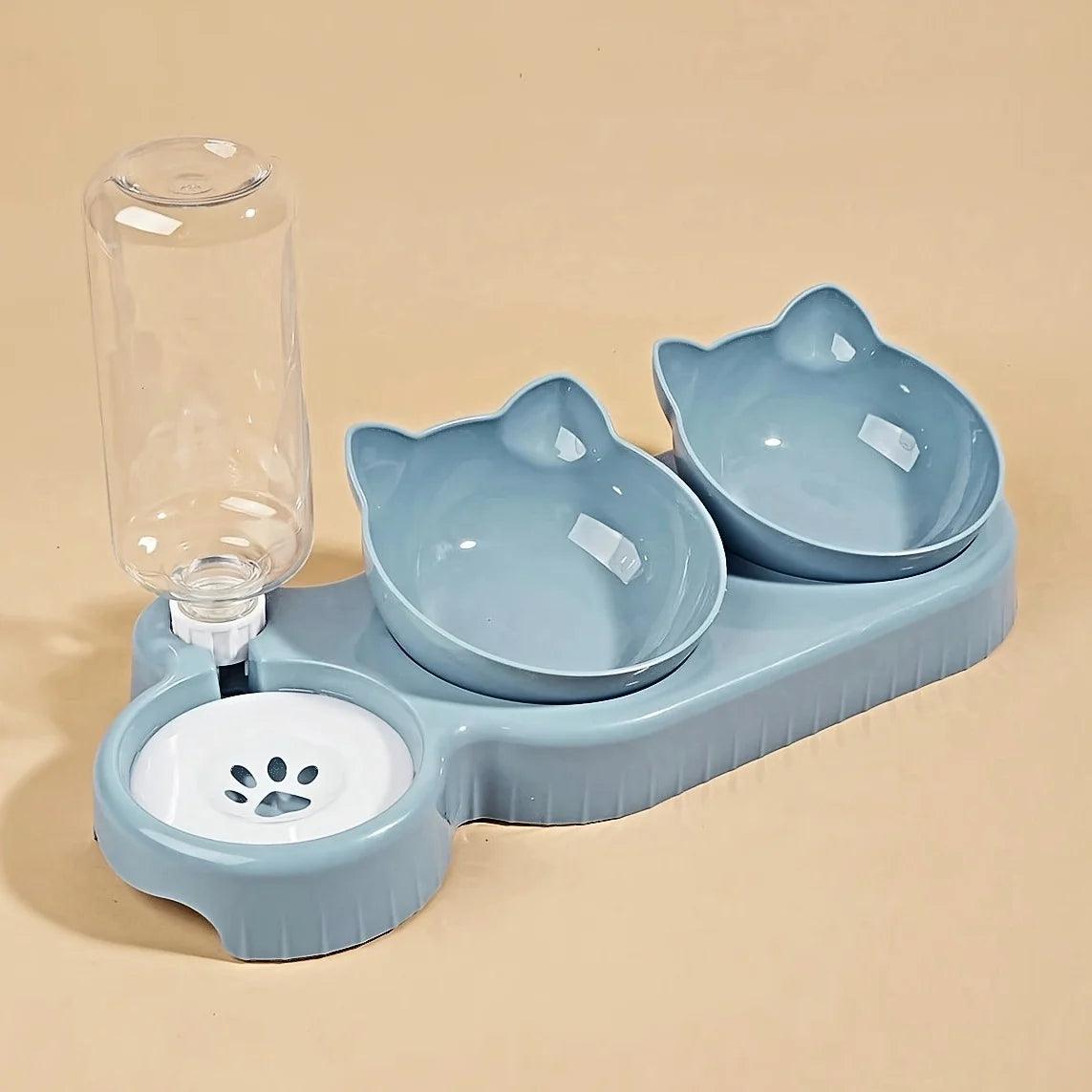 conjunto de tigelas de comida e água 3 em 1 - Luupet