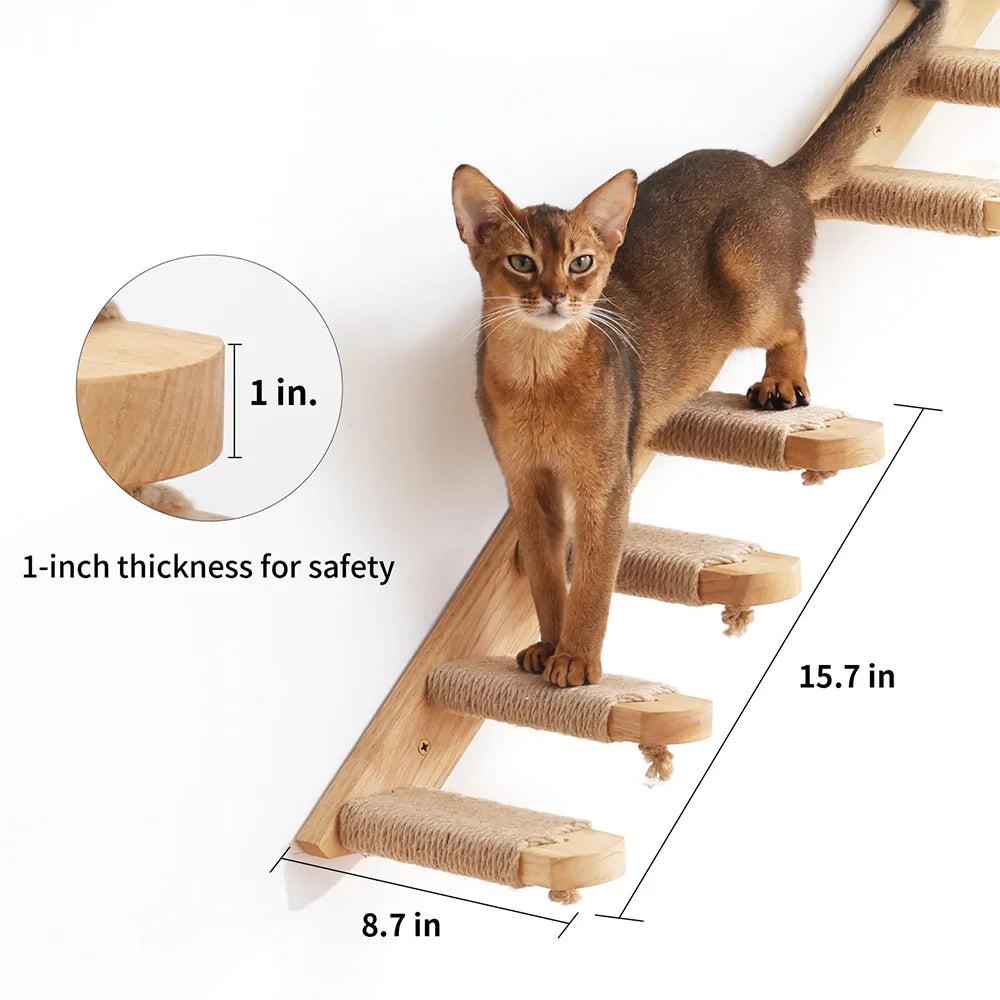árvore de gato montada na parede de Qlfyuu - Luupet
