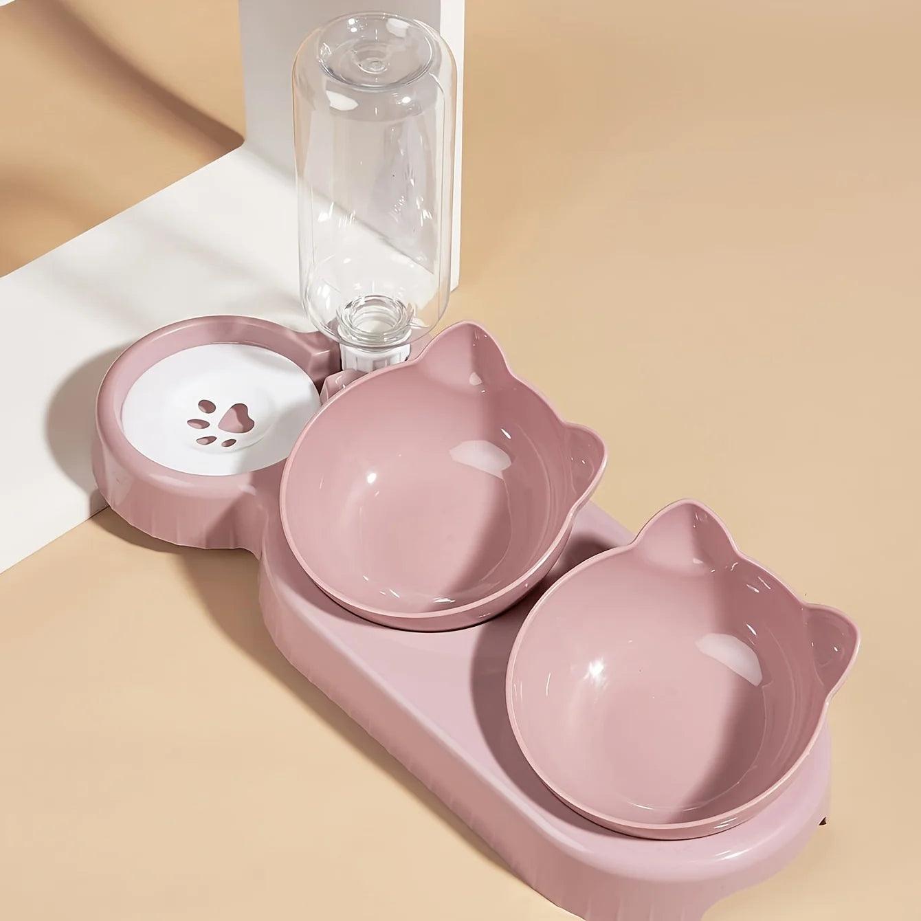 conjunto de tigelas de comida e água 3 em 1 - Luupet