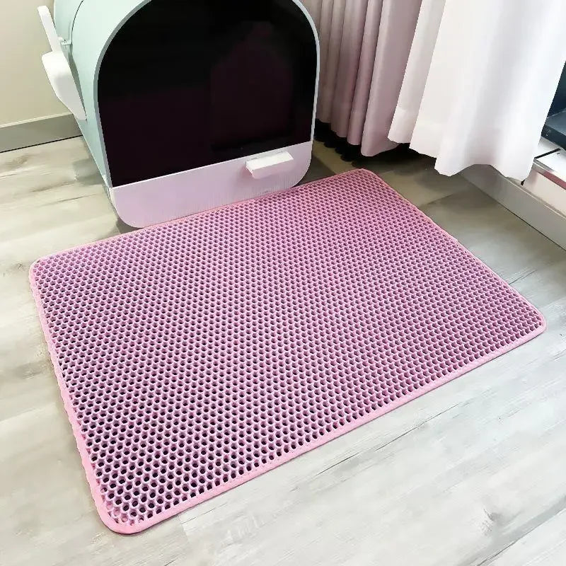 Tapete para Caixa de Areia de Gato Com camada dupla impermeável e antiderrapante - Luupet