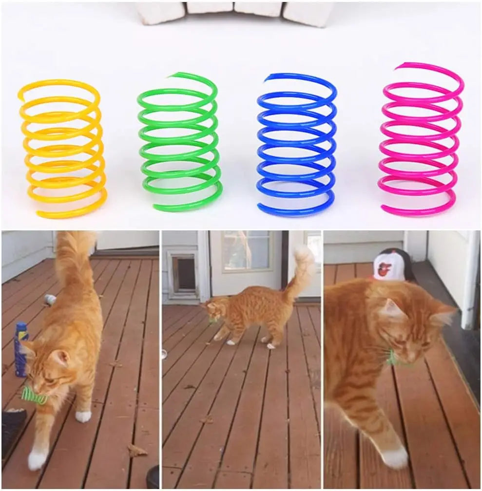 4/200Pcs Cat Spring Toy - Luupet