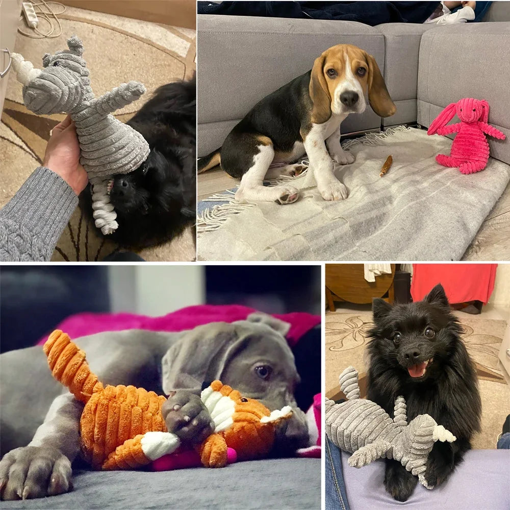 brinquedos de pelúcia em formato de animais da CDDMPET