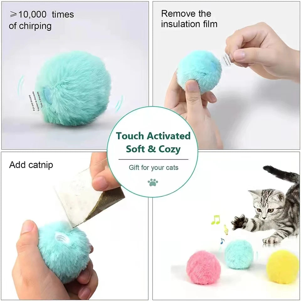 Brinquedo Interativo de Bola Inteligente para Gatos