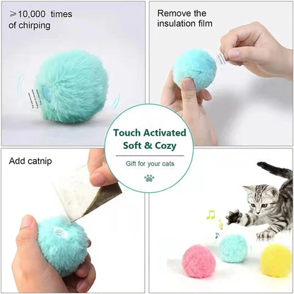Brinquedo Interativo de Bola Inteligente para Gatos