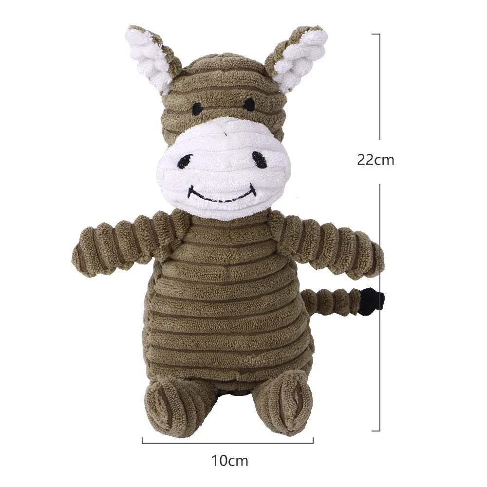 brinquedos de pelúcia em formato de animais da CDDMPET