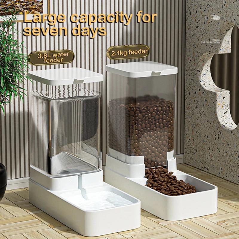 Alimentador automático e dispensador de água - Luupet