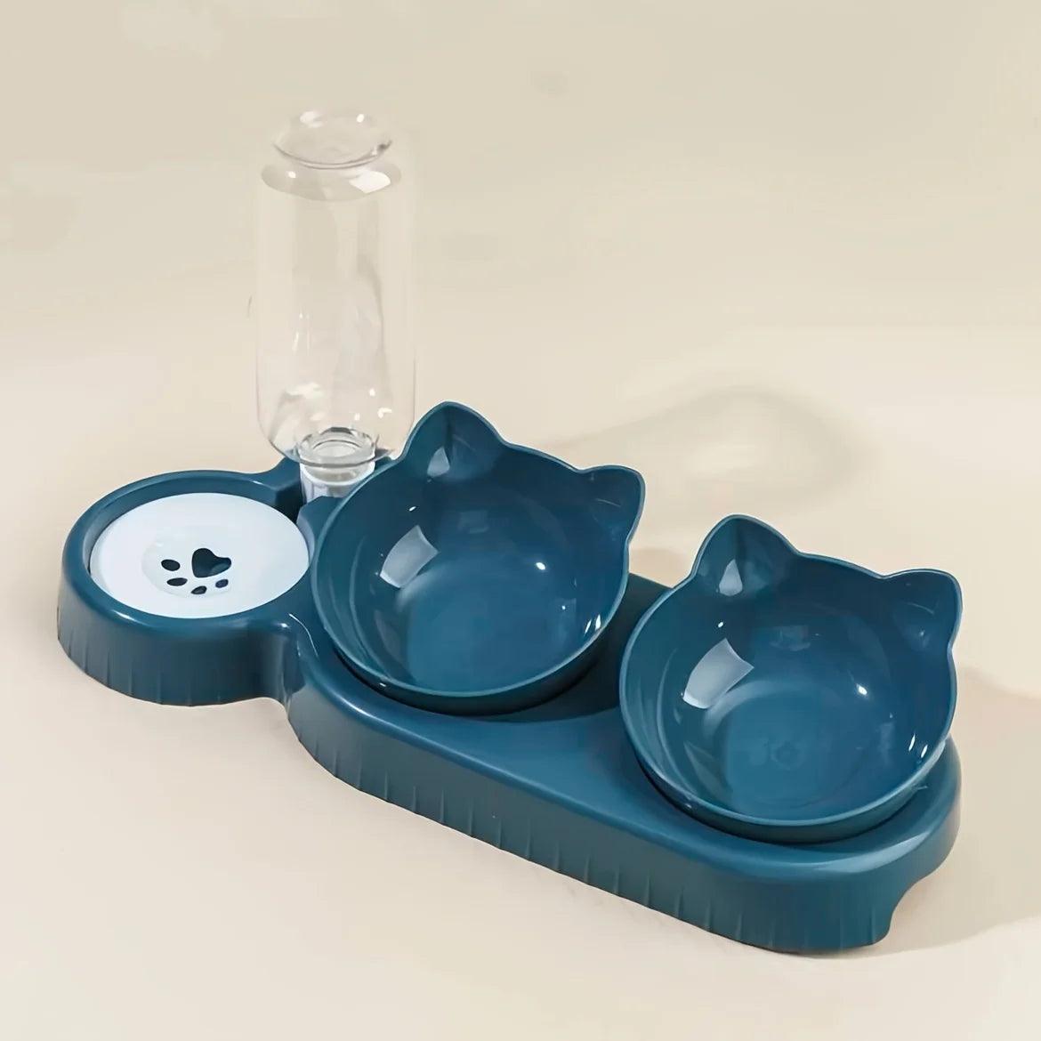 conjunto de tigelas de comida e água 3 em 1 - Luupet