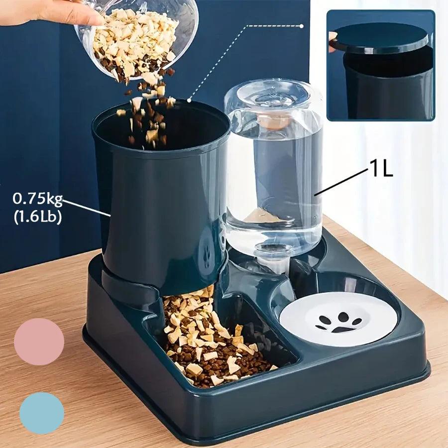 Dispensador Automático de Ração e Água - Luupet