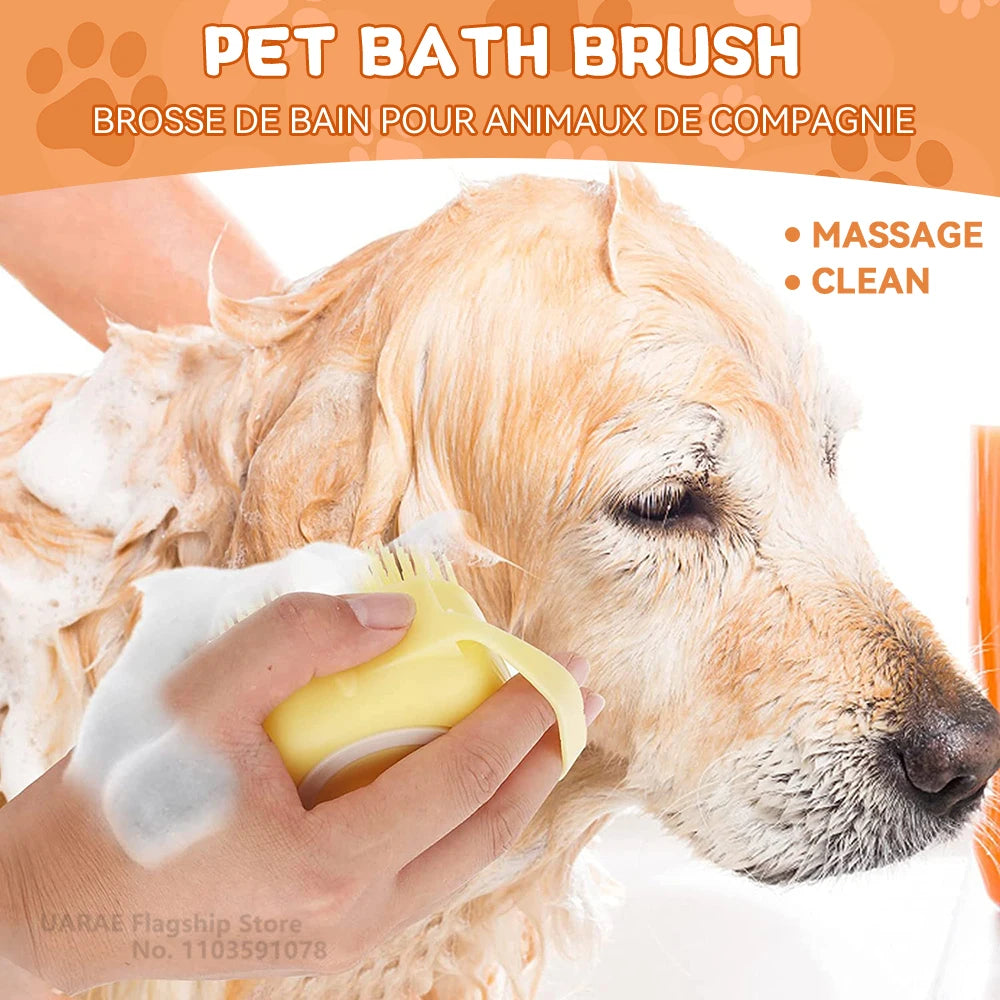 escova de banho para cães