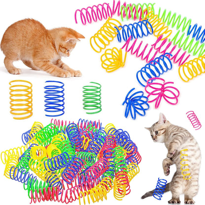 4/200Pcs Cat Spring Toy - Luupet