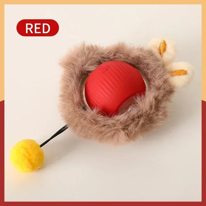 Brinquedo Interativo Rolante com Cauda Falsa e Recarregável