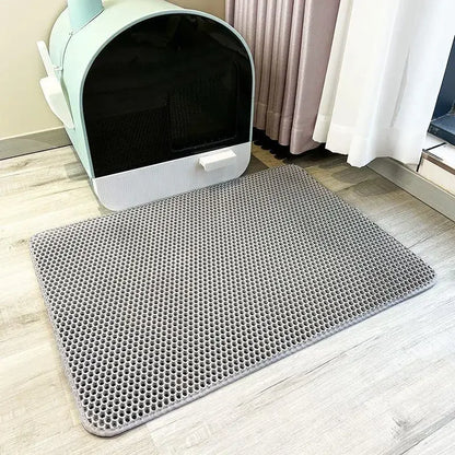 Tapete para Caixa de Areia de Gato Com camada dupla impermeável e antiderrapante - Luupet